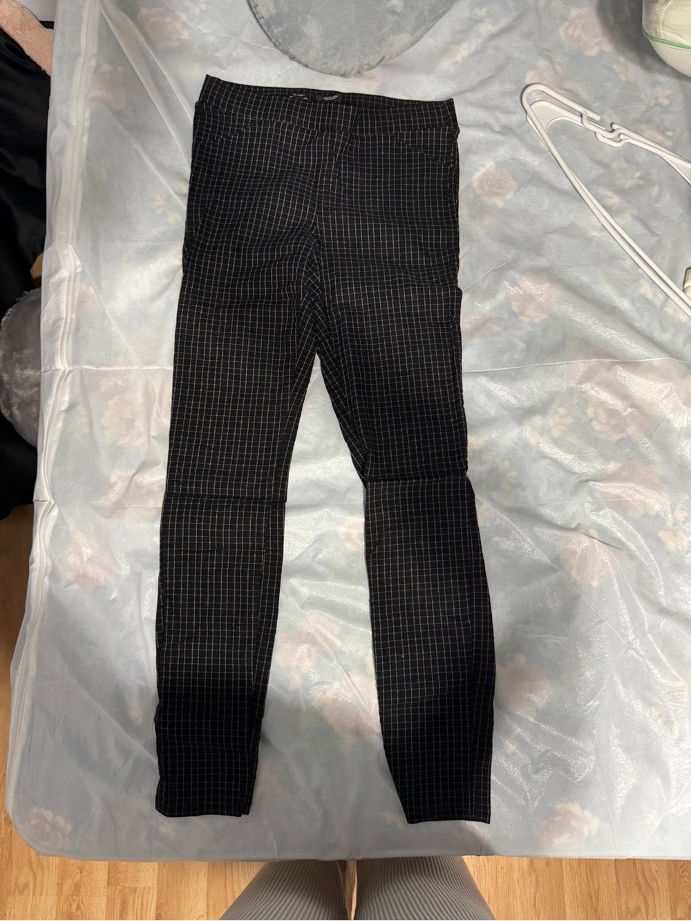 Simply Vera Vera Wang Black Windowpane Slim Trousers